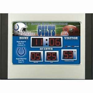  Indianapolis Colts Scoreboard Desk & Alarm Clock