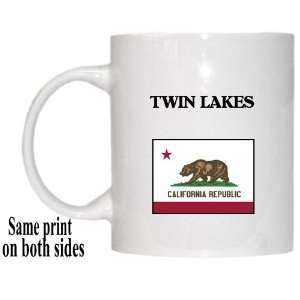  US State Flag   TWIN LAKES, California (CA) Mug 