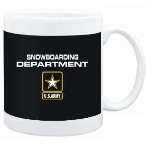 Mug Black  DEPARMENT US ARMY Snowboarding  Sports  