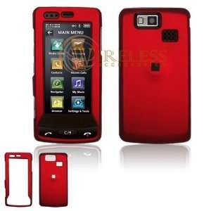  LG Versa VX9600 Cell Phone Rubber Feel Red Protective Case 