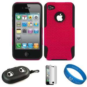  Case with Black Rubberized Soft Silicone Skin Cover for Apple iPhone 