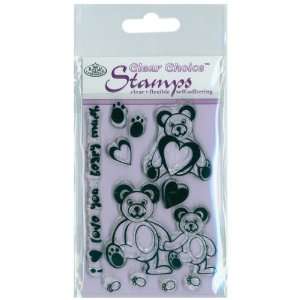   Mini Clear Choice Stamps   Love Beary Much Arts, Crafts & Sewing