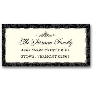 Holiday Return Address Labels   Damask Dream  Boy By Hello Little One 