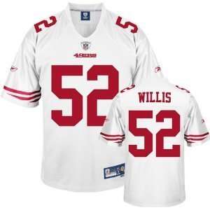 Patrick Willis White NFL Stitched Name & Number San Francisco 49ers 