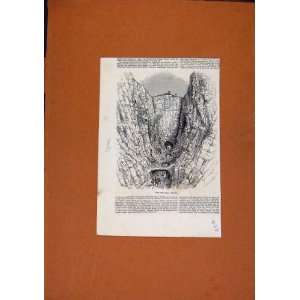   Rose Hill Cutting C1846 Illustrated London News Print