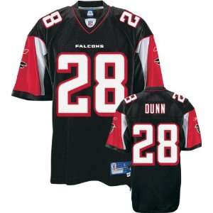  Warrick Dunn Black Reebok NFL Premier Atlanta Falcons 