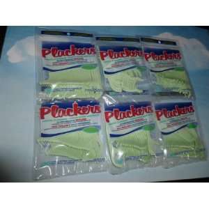  6 Packs of 30 180 Plackers Dental Flossers Disposables 