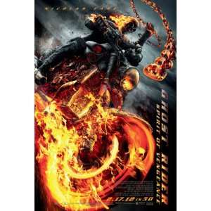  Ghost Rider Spirit of Vengeance Original Movie Poster 