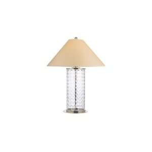   L534 PN Shelby   One Light Portable Table Lamp, Polished Nickel Finish
