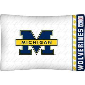   Wolverines (2) Standard Pillow Cases/Covers