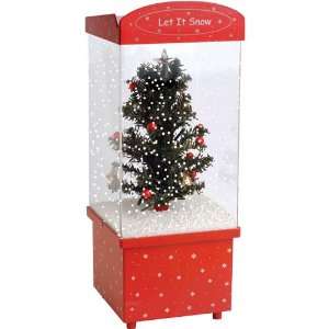  Let It Snow Christmas Tree Snow Globe