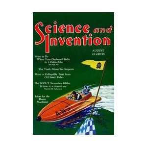 Science and Invention The Scout Secondary Glider 24x36 Giclee  
