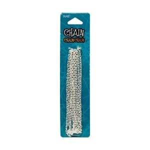  Plaid Crafts CCC Chain 39.4 Shiny Silver Small Round; 3 
