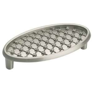  Amerock Patterns Collection 3 Pull Oval Satin Nickel 