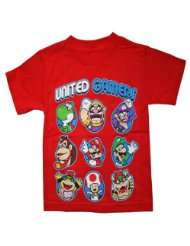 super mario boys united gamers t shirt