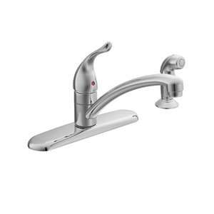  Moen Chateau Single Handle Kitchen Faucet with Side Spray 