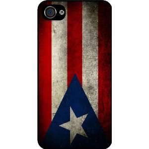  Rikki KnightTM Puerto Rico Flag Black Hard Case Cover for 
