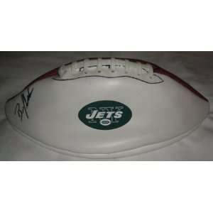  Brian Schottenheimer Autographed New York Jets Logo 
