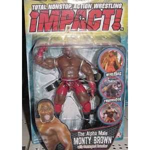  TNA Wrestling Series 3 Action Figure Monty Brown Toys 