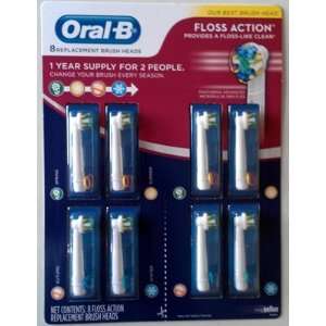  Oral b Floss Action 8 Replacement Brush Heads Everything 