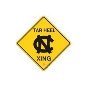  North Carolina Tar Heels Metal Crossing Sign Sports 