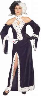 Adult Cruella De Vil Outfit Womans Halloween Costume  