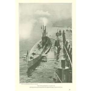   1916 Submarine Boats in World War I Germany America 