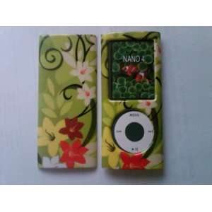  Ipod Nano 4th Generation Colorful Flower Design Snap On 