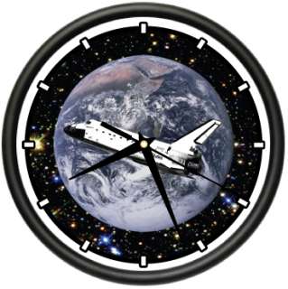 SPACE SHUTTLE Wall Clock astronomy astronaut nasa gift  