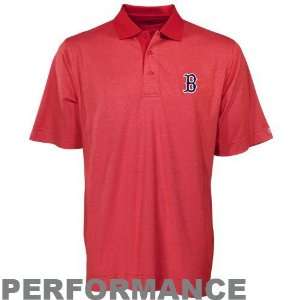  Cutter & Buck Boston Red Sox Red Birdseye Performance Polo 