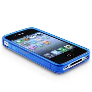 ACCESSORY KIT for IPHONE 4 4G SOFT HARD CASE EARPHONE  