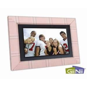  GiiNii 7 Inch Digital Picture frame in Pink Plaid Frame 