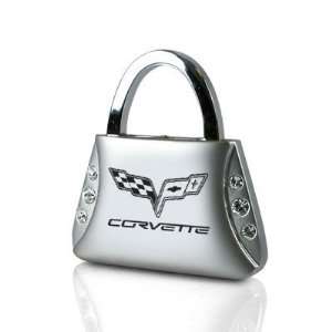 C6 Corvette Jeweled Purse Keychain