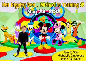 MICKEY MOUSE BIRTHDAY PARTY INVITATIONS & PARTY FAVORS  