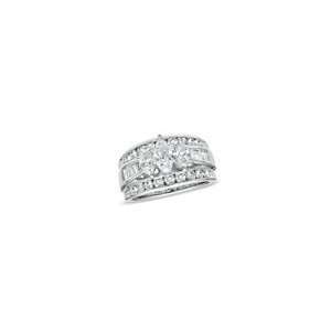   Diamond Three Stone Ring in 14K White Gold 2 CT. T.W. engagement rings