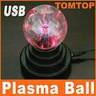 USB Plasma Ball Sphere Light Lamp Desktop Light Show For Laptop PC 