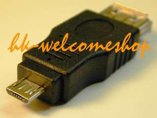 Micro B USB Host OTG Adapt 4 Samsung Galaxy SII/S2/Galaxy Note/GT 