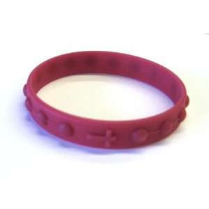  Maroon Rosary Wristband (BRM)