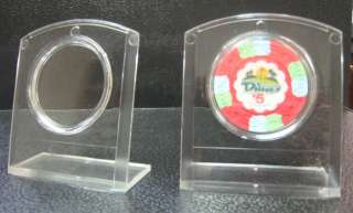 Set 5 Plastic Poker Collector Chips Holders Air Tites *  