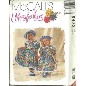  Childrens And Girls Dress (McCalls Sewing Pattern 6473 
