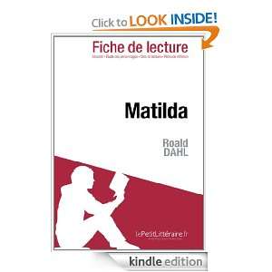 Matilda de Roald Dahl (Fiche de lecture) (French Edition 
