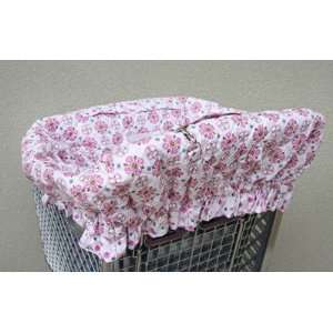    Modern Vintage Small Pink Moroccan Shopping Cart Cover Baby