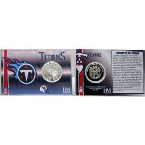  BSS   Tennessee Titans Team History Coin Card Everything 