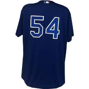 Giovanni Carrara #54 Dodgers Game Used Road Batting Practice Jersey 
