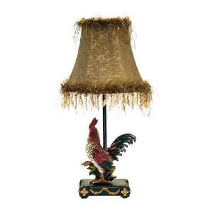   208 Petite Rooster 1 Light Table Lamps in Painted