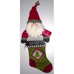 Santa Personalized Chalkboard Stocking 29