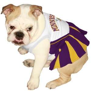  Pets First Minnesota Vikings Pet Cheerleader Uniform 