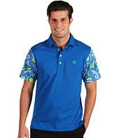 Loudmouth Golf   Blue Splash Fancy Shirt