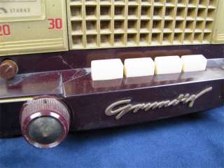 Vintage Grundig Heim Boy Tube Radio West Germany AM/FM  