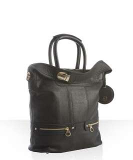 See By Chloe black leather Tomo slouchy shoulder bag